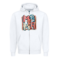 4th Of July Mama With Lightning Bolt Zipper Hoodie | Teevron