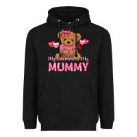 Black my valentine is my mummy Heavyweight Hoodie - LillyAllenDesigns