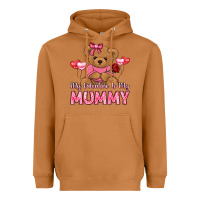 Meerkat my valentine is my mummy Heavyweight Hoodie - LillyAllenDesigns