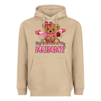 Mushroom my valentine is my mummy Heavyweight Hoodie - LillyAllenDesigns
