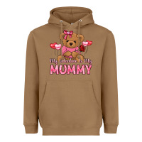 Toasted Coconut my valentine is my mummy Heavyweight Hoodie - LillyAllenDesigns