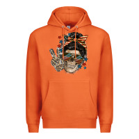 Carrot American Mother skull Premium Hoodie - FaDigitalArtStudio
