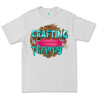 Dove Grey crafting is my therapy Premium Tee - NancyCooperArtShop