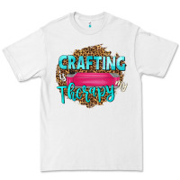 White crafting is my therapy Premium Tee - NancyCooperArtShop