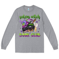 Heather Grey Salem witch book club Long Sleeve Tee - NancyCooperArtShop