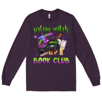 Plum Salem witch book club Long Sleeve Tee - NancyCooperArtShop
