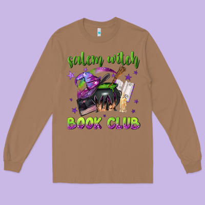 Salem Witch Book Club Long Sleeve Tee Designed By Nancycooperartshop