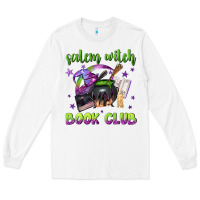 White Salem witch book club Long Sleeve Tee - NancyCooperArtShop