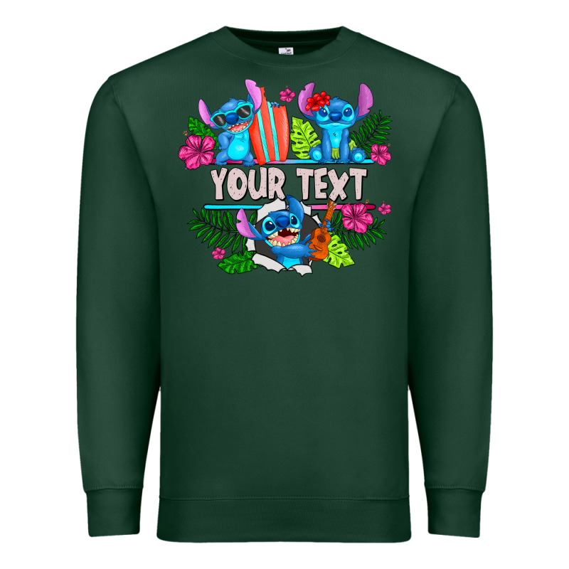 Your Text Stich Premium Sweatshirt by CowhideDigitalArt | Teevron