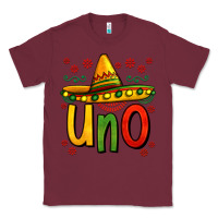 Burgundy uno my first mexican birthday Classic Tee - Jasminsmagicworld