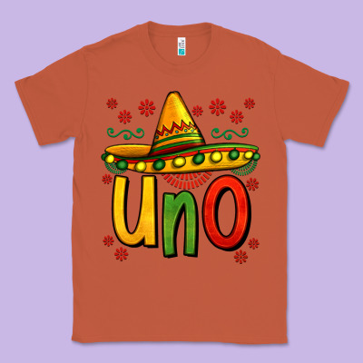 Uno My First Mexican Birthday Classic Tee Designed By Jasminsmagicworld