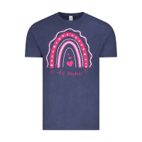 Vintage Denim Valentines Day Rainbow Vintage Tee - Bettercallsaul
