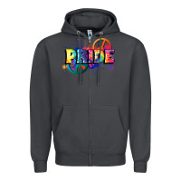 Smoke Hippie pride Zipper Hoodie - FaDigitalArtStudio