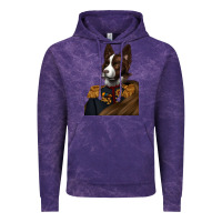 Cloud Purple Pet Portraits, Custom Pet Portraits, Renaissance Pet Portraits, Vintage Hoodie - RanaPortraitStore