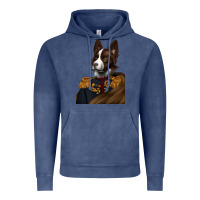 Vintage Denim Pet Portraits, Custom Pet Portraits, Renaissance Pet Portraits, Vintage Hoodie - RanaPortraitStore