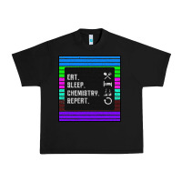 Black Eat Sleep Chemıstray Repeat Urban Heavy Tee - Bettercallsaul