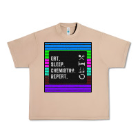 Burro Eat Sleep Chemıstray Repeat Urban Heavy Tee - Bettercallsaul
