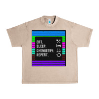 French Oak Eat Sleep Chemıstray Repeat Urban Heavy Tee - Bettercallsaul