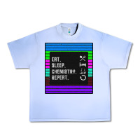 Grape Ice Eat Sleep Chemıstray Repeat Urban Heavy Tee - Bettercallsaul