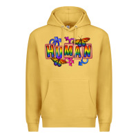 Antique Gold Human pride Premium Hoodie - FaDigitalArtStudio