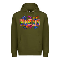 Army Green Human pride Premium Hoodie - FaDigitalArtStudio