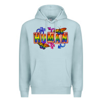 Blue Mist Human pride Premium Hoodie - FaDigitalArtStudio