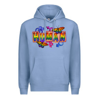 Colony Blue Human pride Premium Hoodie - FaDigitalArtStudio
