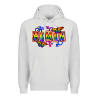 Dove Grey Human pride Premium Hoodie - FaDigitalArtStudio