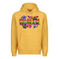 Mustard Human pride Premium Hoodie - FaDigitalArtStudio