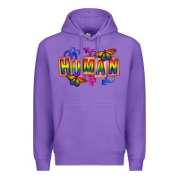 Purple Human pride Premium Hoodie - FaDigitalArtStudio