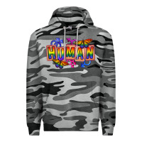 Slate Camo Human pride Premium Hoodie - FaDigitalArtStudio