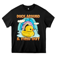 Black duck around and find out Heavy Core Tee - MaliasSmallBusiness