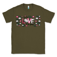 Army Green for the love of the game  volleyball Classic Tee - Jasminsmagicworld
