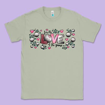 For The Love Of The Game  Volleyball Classic Tee Designed By Jasminsmagicworld
