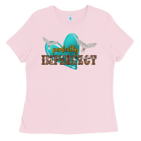 Bubblegum Pink perfectly imperfect Ladies Tee - NancyCooperArtShop