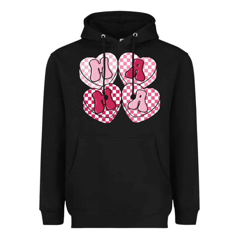 Mama Candy Hearts Heavyweight Hoodie by LillyAllenDesigns | Teevron