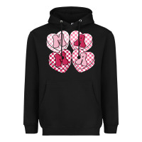Black mama candy hearts Heavyweight Hoodie - LillyAllenDesigns