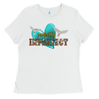 White perfectly imperfect Ladies Tee - NancyCooperArtShop