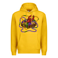 Lemon mardi gras craw fish king cake with leopard Premium Hoodie - RanaPortraitStore