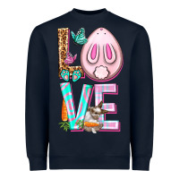 Love Rabbit Easter Day Heavyweight Sweatshirt | Teevron