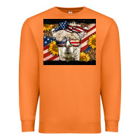 Carrot Western 4th Of July Lama Premium Sweatshirt - LillyAllenDesigns