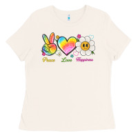 Bone peace love happiness Ladies Tee - NancyCooperArtShop