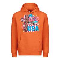 Carrot God Blessed the USA Premium Hoodie - FaDigitalArtStudio