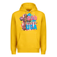 Lemon God Blessed the USA Premium Hoodie - FaDigitalArtStudio