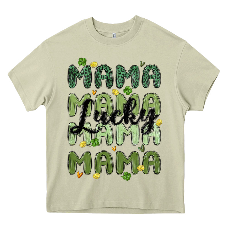 Lucky Mama Heavy Core Tee by MaliasSmallBusiness | Teevron