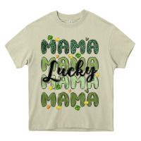 Mossy lucky mama Heavy Core Tee - MaliasSmallBusiness