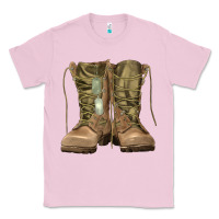 Bubblegum Pink soldier boots Classic Tee - RanaPortraitStore