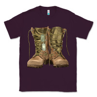 Plum soldier boots Classic Tee - RanaPortraitStore