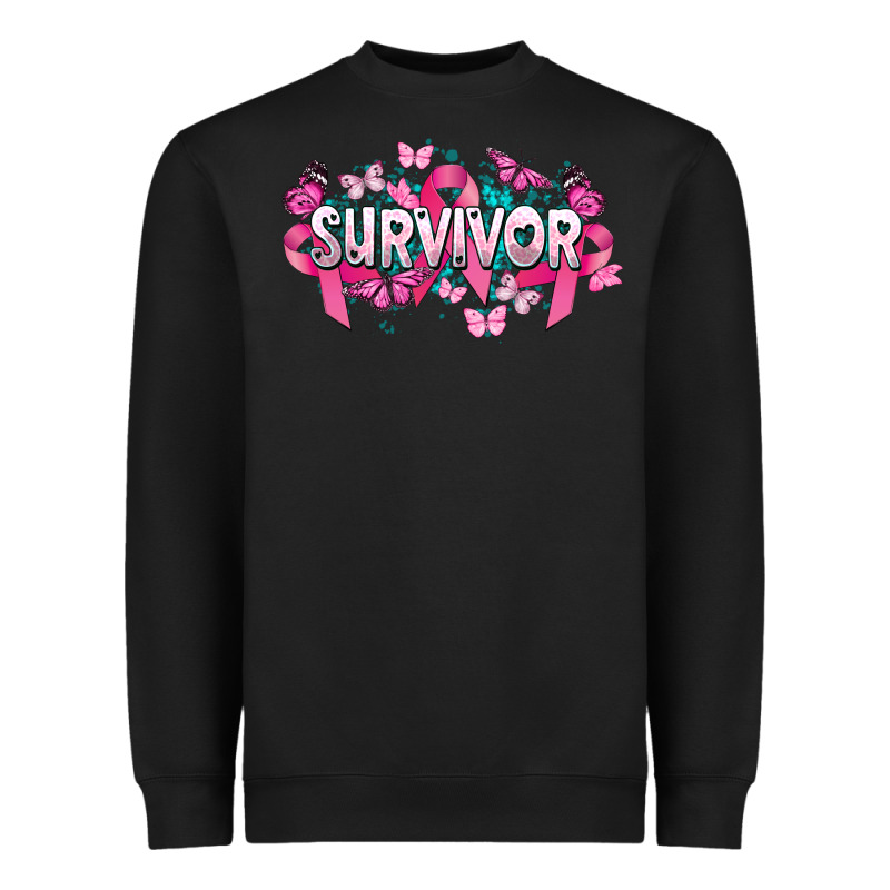 Cancer Survivor Cancer Awareness Heavyweight Sweatshirt by HowdyJamesFarm | Teevron