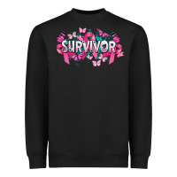 Black Cancer survivor Cancer Awareness Heavyweight Sweatshirt - HowdyJamesFarm